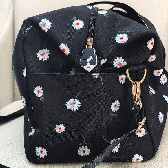 Alice + Olivia by Stacey Bendet Canvas Weekender Duffel Bag - Picture 4 of 9